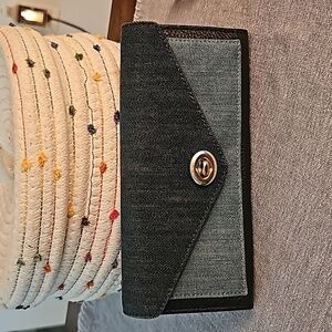 Coach denim wallet